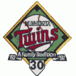 1991 Twins 30 year anniversary logo