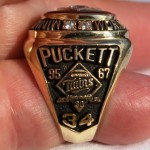 1991 World Series ring side view 2 1991 World Series ring - side view