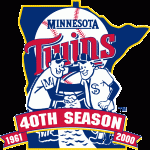 2000 Twins 40 year anniversary logo