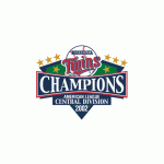 2002 Twins central division championship logo