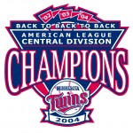 2004 Twins central division championship logo