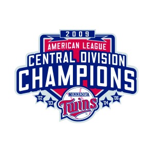 2009 Twins central division championship logo