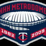 2009 Twins final season at the Metrodome logo and patch