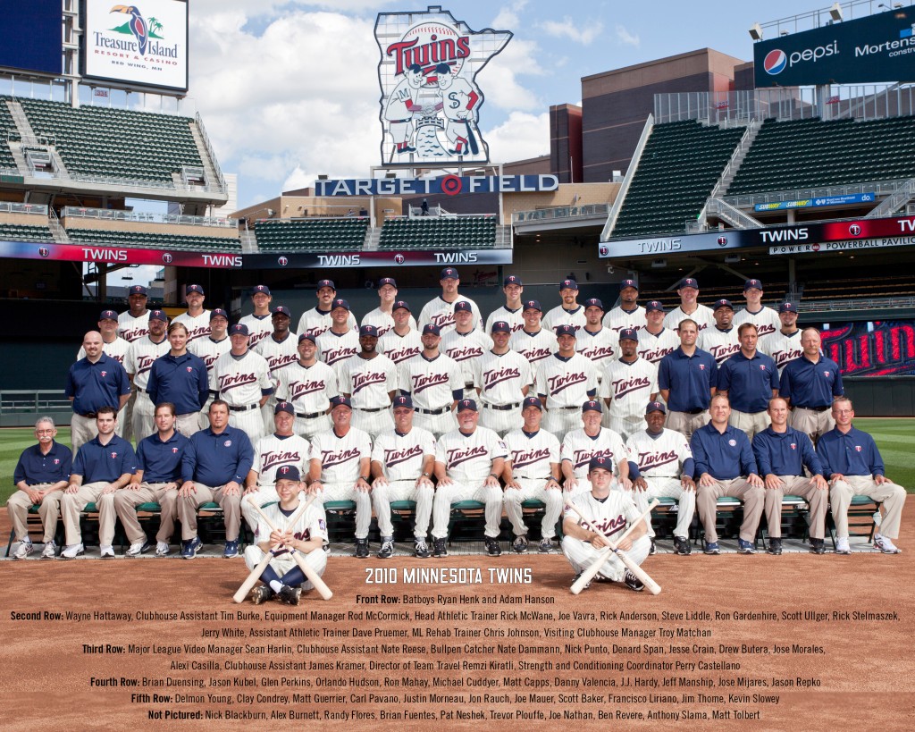 2010 Minnesota Twins Team Photo