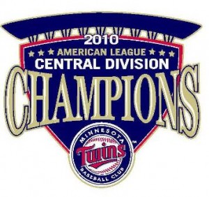 2010 Twins Central Division Campionship logo