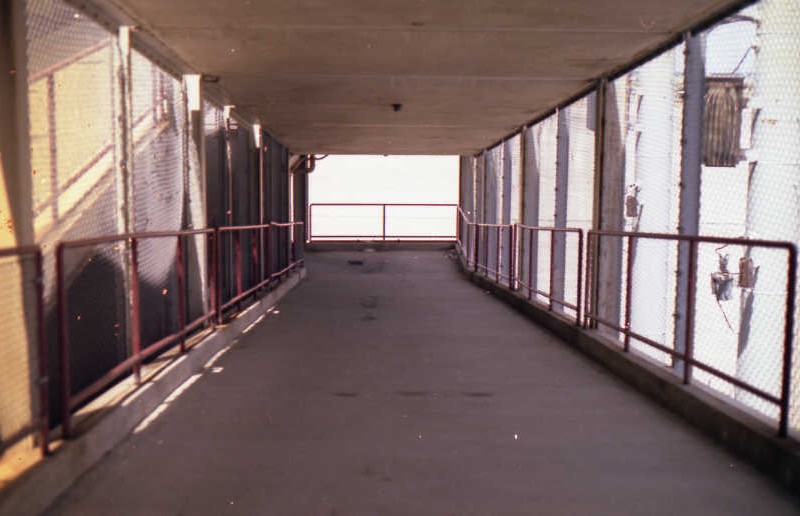 Exit walk-way for the main grandstand