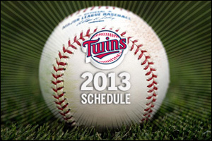 2013 Twins schedule