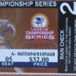 2003 Twins phantom ALCS ticket. Click on the ticket to see the full image.
