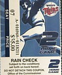 2004 Twins ALDS ticket. Click on the picture to see the full image.