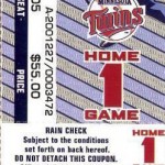 2006 Twins ALDS ticket. Click on  the ticket to see the full image.