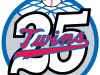 1985 Twins 25 year anniversary logo