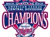 2004 Twins central division championship logo