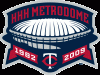 2009 Twins final season at the Metrodome logo and patch
