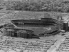 Metropolitan Stadium was full for a World Series game between the Minnesota Twins & Los Angeles Dodgers in 1965.