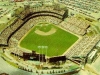 Another Met stadium aerial shot, note the trees in centerfield behind the scoreboard