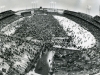 Fans go wild at Metropolitan Stadium after the stadium’s last game – a 10-6 Vikings loss to the Kansas City Chiefs on December 20, 1981