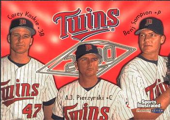 Major League Debuts as Minnesota Twins - Sampson, Koskie, Pierzynski,  Casian & Oliva 