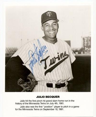 Julio Becquer a member of 1961 Minnesota Twins team passes away 